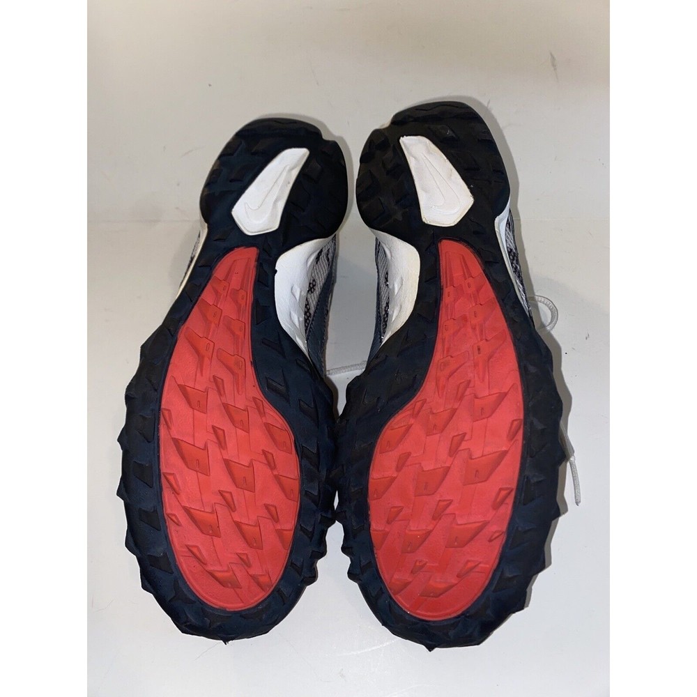 Nike Jana Star Waffle Track Shoes Womens 7.5 Gray 314580-081 Red White Used - Picture 7 of 9